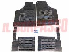 SOPRA TAPPETI IN GOMMABIANCHI E NERI FIAT PANDA 750 - 1000 FILGOMMA SBIADITI
