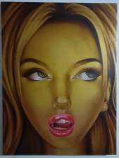 VISO SU FONDO ORO 3 - Quadro