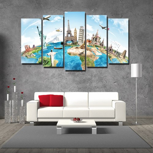 Mappa del mondo set pezzi - mappa, 5