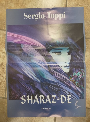 Sergio toppi locandina sharaz - toppi,