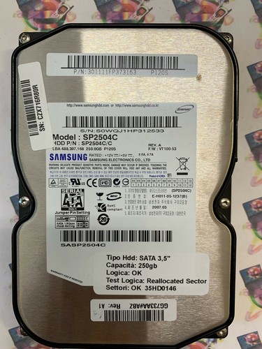 Hard disk usato - hard, 3,5"