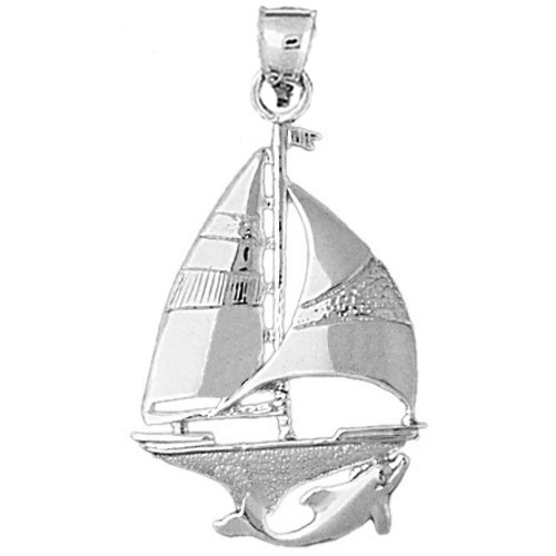 Barca vela argento - barca, a