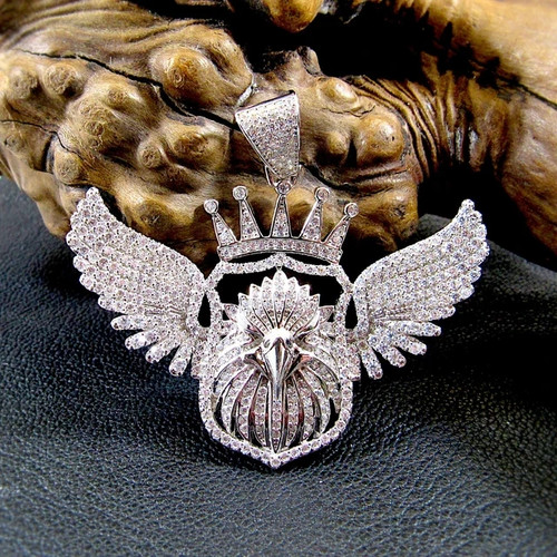 Ciondolo aquila corona
