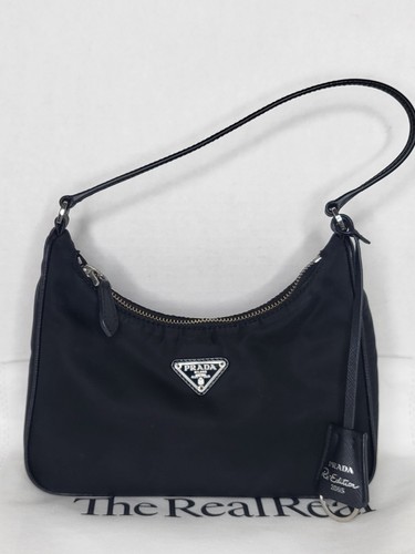 Borsa prada nylon nera - nylon,