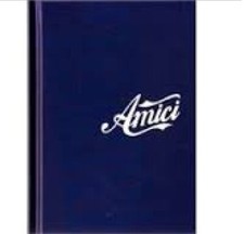 diario AMICI agenda MEMO 12 MESI colore blu 84026 auguri preziosi -nuovo-italia