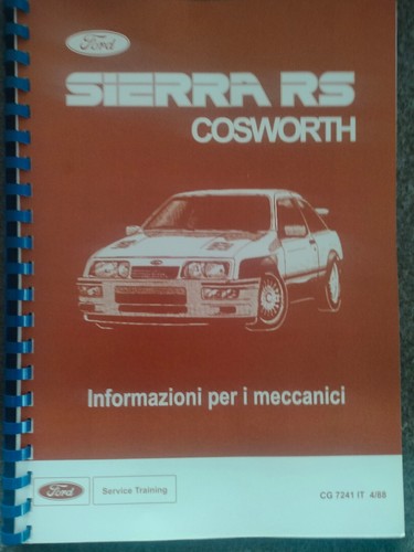 Manuale officina ford sierra - manuale,