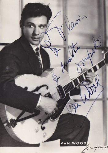 Peter van wood autografo - peter,