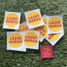 25 Stickers Adesivi AS ROMA