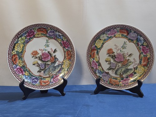 Coppia piatti ceramica - coppia,