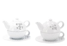 Pezzo teiera con - 1, tazza