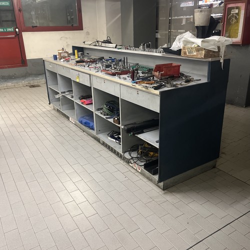 Bancone legno per officina - bancone,