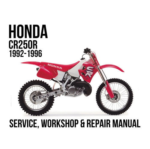 Honda cr250 cr250r 1992 1996 - honda,
