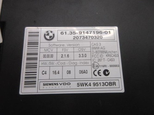 Varie bmw serie e90 phase - serie, 3