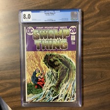 SWAMP THING #1 (1972) CGC 8.0