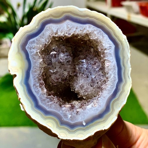 153g natural agate amethyst - 153g,