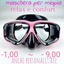 maschera subacquea per miopia