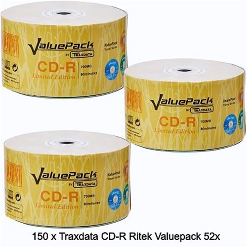 150 traxdata r ritek - x,