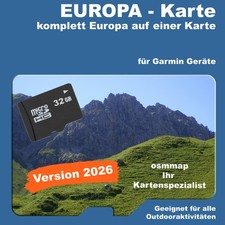 Mappa Europa Topo Germania -