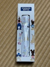 Bicchiere Disney Store in acciaio inox Topolino e amici vista posteriore bianco