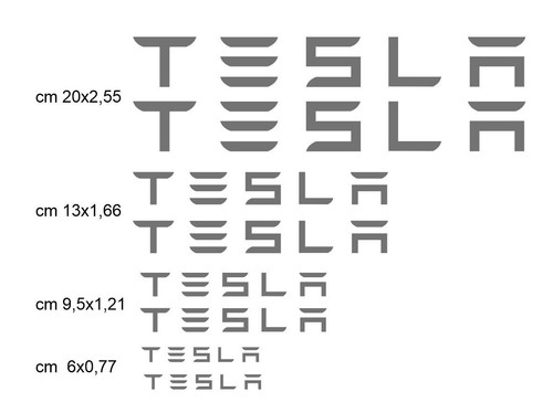 Adesivi tesla vari formati - adesivi,