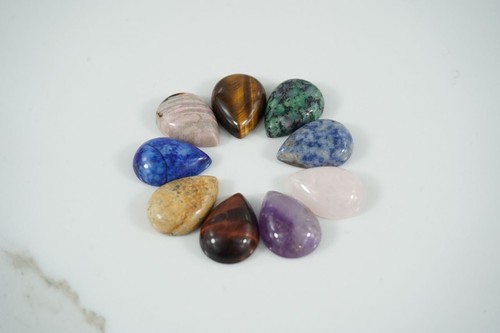 Cabachon goccia zoisite - goccia,