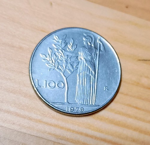 Moneta 100 lire - lire, del