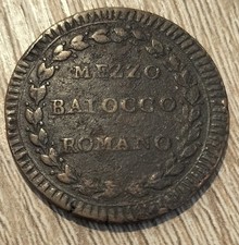 1/2 BAIOCCO 1784 STATO