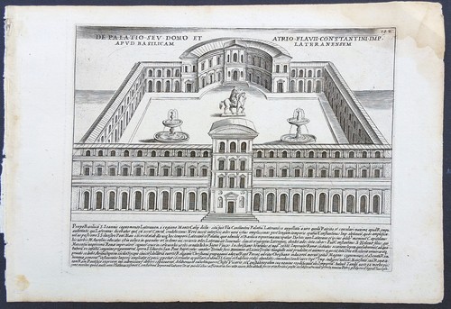 Stampa antica palazzo