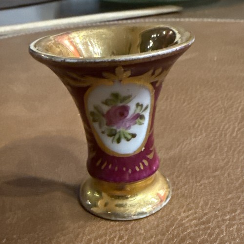 Vaso vintage limoges miniatura - vaso,