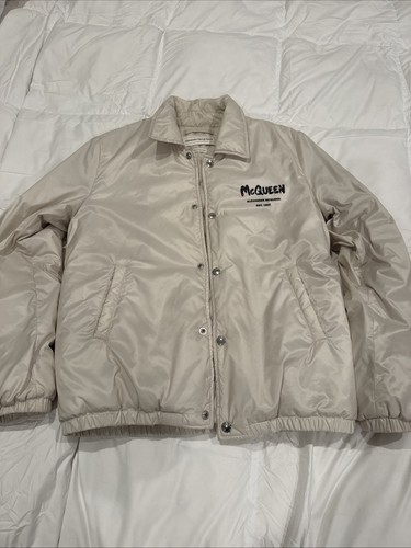 Alexander mcqueen cream puffer - mcqueen,