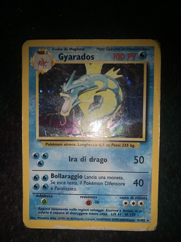 Carta pokemon gyarados ita - carta,
