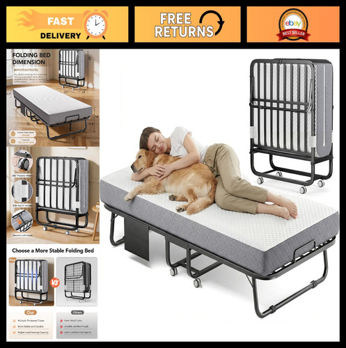 Letto pieghevole portatile con - letto,
