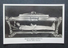 Cartolina - Beata MARIA GORETTI Martire - NVG anni 40 Postcard Religione FP Rara