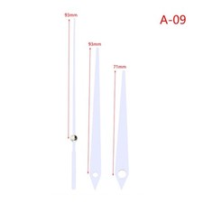 Elegante set lancette orologio