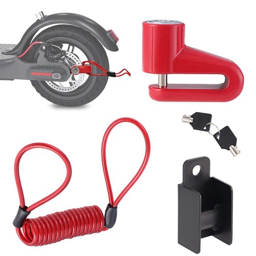 Blocco freno moto rosso - blocco,
