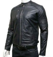 Giacca di pelle da uomo 100%
