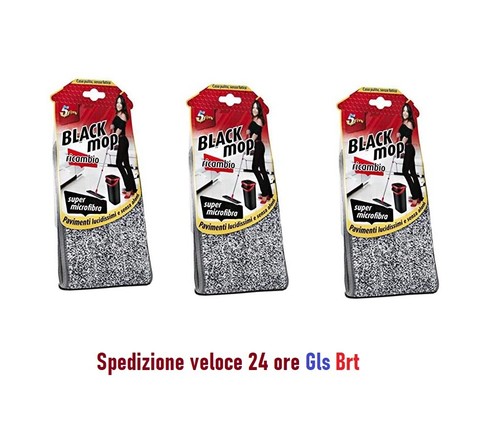 Black mop superfive ricambio - mop,