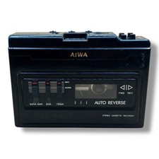 AIWA HS-F150 Stereo Cassette Recorder – Si accende, non testato con cassette