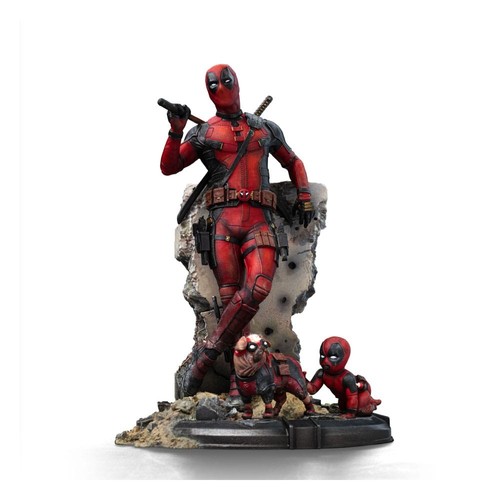 Statua iron studios deadpool - iron,