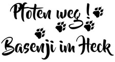 BASENJI Adesivi Auto ADESIVI