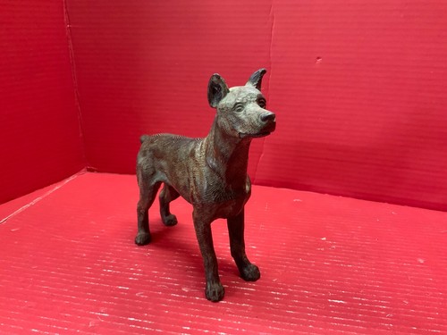 Statua cane bronzo fuso - statua,