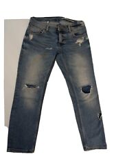 Jeans Lunghi Donna Slim Fit Strappati
