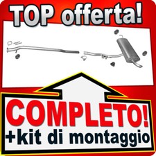 Scarico Completo per NISSAN QASHQAI 1.5 DCi per con DPF Marmitta