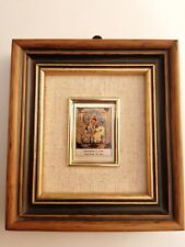 ICONA QUADRO IN ARGENTO MADONNA DI IVER ARTE RUSSA 18° SEC. AG 925. 26 kt