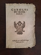 Documenti Antichi. Editto del