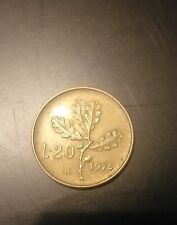 MONETA RARA 20 LIRE 1974  -