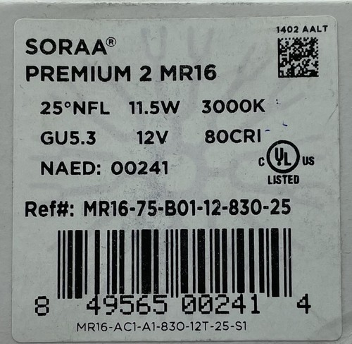 Soraa mr16 led lampada - lampada, di