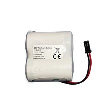 Saft batteria litio 7,2V 13Ah compatibile sirena Beghelli Intelligent  8132 3511