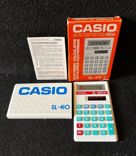 Calcolatrice casio 410 lcd - calcolatrice,