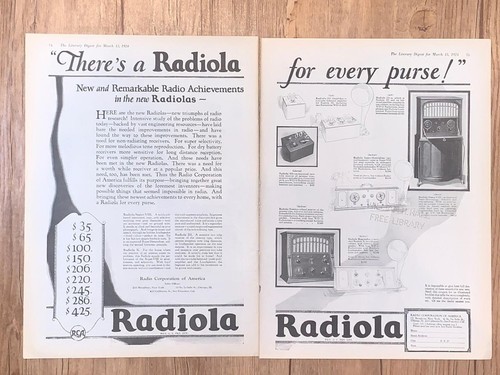 Pubblicità rivista 1924 - -,